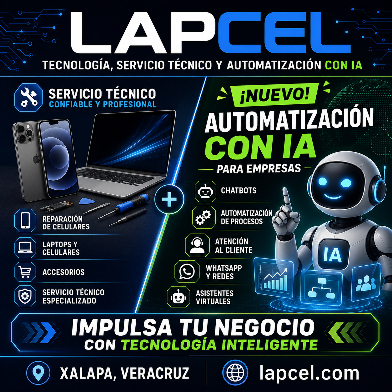 Reparacion de Laptops, Pc, Celulares